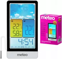 Meteo orų stotelė termometras lauko kambarinis vidinis METEO SP112