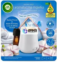 Air Wick Air Wick Aroma Mist Purškiklis su eteriniais aliejais rinkinys Šviežia skalbykla ir baltoji orchidėja 20 ml