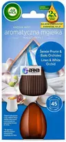Air Wick Air Wick Aroma Mist Purškiklis su eteriniais aliejais papildymas Šviežia skalbykla ir baltoji orchidėja 20 ml
