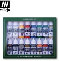 Vallejo: 70.149 – Model Color rinkinys – Napoleono laikų prancūzų ir britų spalvos 1789–1815 (16 x 18 ml)