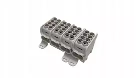 MOREK Paskirstymo blokas - skirstomasis HLAK25 (MAG) 4P pilkas 2xAl/Cu 25mm+16mm 1000VAC/1500VDC MAG4254A00