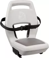 Elibas Vaikiška dviračio kėdutė QIBBEL JUNIOR 6+ Pebble Pilkas beige/ruda, tvirtinama ant bagažinės, išlaikomoji galia 35kg