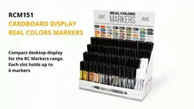 Gimmik AK Interactive: Real Colors Markeriai - RCM151 - Kartono stendas (216)
