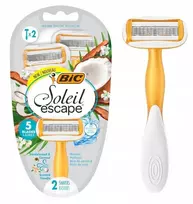 Bic BIC Skustuvas Soleil Escape 5 Sandalwood&Coconut 1pak.-2vnt.