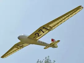 Graupner Pichler Kranich RC sklandytuvo modelis, surinkimo rinkinys 1498 mm