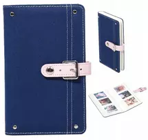 LoveInstant Nuotraukų albumas 108 skirtas Fujifilm Instax Mini 12 40 11 99 41 Evo Liplay Link / Denim