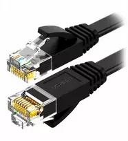 Ugreen NW102 Plokščias tinklo kabelis RJ45, Cat.6, UTP, juodas, 20 m (50181)