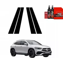 GrizzGlass Juoda plėvelė stulpams GrizzGlass BodyShield Mercedes GLA 200 (2020-2026) [4w1]