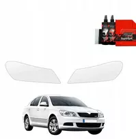 GrizzGlass Apsauginė plėvelė priekiniams žibintams BodyShield, skirta Skoda Octavia 2 Sedan Facelifting (2008-2013) [2w1]