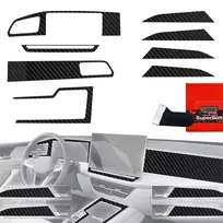 GrizzGlass Plėvelė vidaus ekranui GrizzGlass PianoSkin Matte, skirta Volkswagen Passat B9 15'' (2024-2025) [8w1]