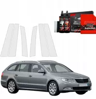 GrizzGlass Apsauginė plėvelė ant statramsčių BodyShield, skirta Skoda Superb 2 Kombi (2009-2013) [6w1]