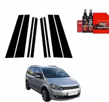GrizzGlass Juoda plėvelė stulpams BodyShield, skirta Volkswagen Touran I MPV 5D (2010-2015) [8w1]