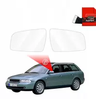 GrizzGlass Lietaus apsauginė plėvelė veidrodėliams GrizzGlass ZeroDrop, skirta Audi A4 B5 Avant (1994-2001)