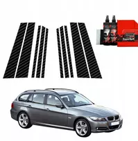 GrizzGlass Karbono plėvelė stovams GrizzGlass BodyShield BMW 3 E91 Kombi LCI (2008-2012) [10w1]