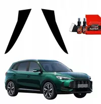 GrizzGlass Juoda plėvelė stulpams BodyShield, skirta MG ZS Hybrid+ (2024-2025) [2w1]