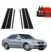 GrizzGlass Karboninė plėvelė stulpams BodyShield, skirta Mercedes Benz E Klasė W211 Sedan (2002-2009) [6w1]