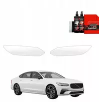 GrizzGlass apsauginė plėvelė priekiniams žibintams BodyShield, skirta Volvo S90 Sedan 5D (2016-2020) [2w1]