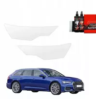 GrizzGlass Apsauginė plėvelė priekiniams žibintams BodyShield, skirta Audi A6 C8 Kombi (2018-2023) [2w1]