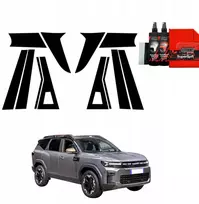 GrizzGlass Juoda plėvelė stulpams GrizzGlass BodyShield, skirta Dacia Bigster (2025) [12w1]