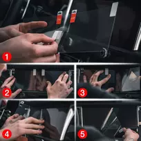 GrizzGlass Matinė plėvelė GrizzGlass CarDisplay Protection, skirta CFMOTO 1000 Overland 7
