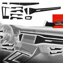 GrizzGlass plėvelė vidaus apdailai GrizzGlass PianoSkin Matte, skirta Audi A7 C8 (2018-2025) [11w1]