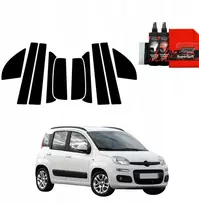 GrizzGlass Juoda plėvelė stulpams GrizzGlass BodyShield, skirta Fiat Panda 3 Hatchback 5D (2011-2016) [10w1]