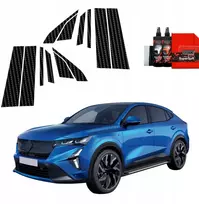 GrizzGlass Karboninė plėvelė stulpams GrizzGlass BodyShield, skirta Renault Rafale (2024-2025) [10w1]