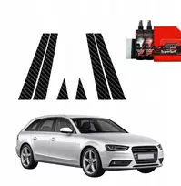 GrizzGlass Anglies plėvelė ant stulpelių GrizzGlass BodyShield, skirta Audi A4 B8 Avant Facelifting (2011-2015) [6w1]