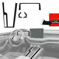 GrizzGlass Plėvelė vidaus apdailai GrizzGlass PianoSkin Matte skirtas Skoda Superb 4 (2024-2025) [4w1]