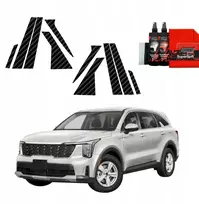GrizzGlass Carbon plėvelė stovams GrizzGlass BodyShield skirtas Kia Sorento (2023-2025) [10w1]
