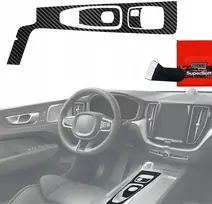 GrizzGlass Plėvelė vidaus apdailai GrizzGlass PianoSkin Glossy skirtas Volvo XC60 D4 (2020-2021) [3w1]