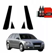 GrizzGlass Juoda plėvelė stovams GrizzGlass BodyShield, skirta Audi A4 B7 Avant (2004-2008) [4w1]