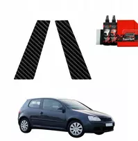 GrizzGlass Karboninė plėvelė ant statramsčių BodyShield, skirta Volkswagen Golf 5 Hatchback 3D (2003-2009) [2w1]