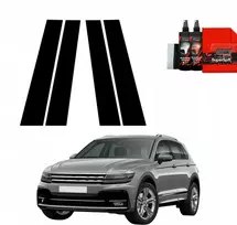 GrizzGlass Juoda plėvelė stulpams GrizzGlass BodyShield skirtas Volkswagen Tiguan 2 (2016-2020) [4w1]