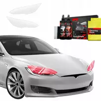 GrizzGlass Apsauginė plėvelė žibintams GrizzGlass BodyShield, skirta Tesla Model S (2023-2025) [2w1]