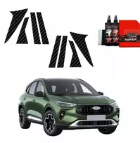 "GrizzGlass" anglies plėvelė ant statramsčių BodyShield, skirta Ford Kuga Active Facelift (2024-2025) [8w1]