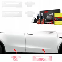 GrizzGlass Apsauginė plėvelė ant slenksčių GrizzGlass BodyShield skirtas Tesla Model Y (2020-2024) [4w1]