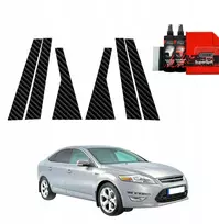 GrizzGlass Karbono plėvelė stulpams GrizzGlass BodyShield skirtas Ford Mondeo Mk4 Sedan (2007-2014) [6w1]