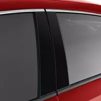 GrizzGlass Juoda plėvelė stulpams GrizzGlass BodyShield, skirta Skoda Superb 2 Kombi Facelifting (2013-2015) [6w1]