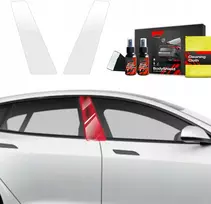 GrizzGlass Apsauginė plėvelė statramsčiams BodyShield, skirta Tesla Model S (2023-2025) [2w1]