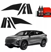 GrizzGlass Karboninė plėvelė stulpams GrizzGlass BodyShield, skirta OMODA 5 Facelift (2024-2025) [12w1]