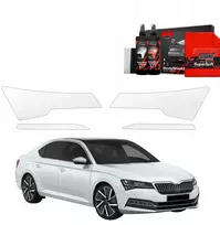 GrizzGlass Apsauginė plėvelė priekiniams žibintams BodyShield skirtas Skoda Superb 3 Liftback (2019-2023) [4w1]