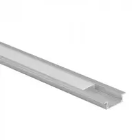 LED juosta Ecolight LED profilis P03 įleidžiamas EC20615 3 m aliuminis anoduotas + matinis gaubtas