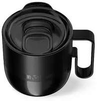 „Klean Kanteen“ „Kanteen Rise“ puodelis (su stumdomu dangteliu), 355 ml/12 oz, juodas