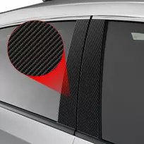 GrizzGlass Plėvelė ant stulpų BodyShield Carbon, skirta BAIC BEIJING 5 (2023-2026) [12w1]