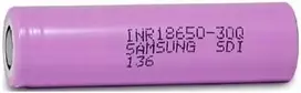 CSL-Computer Akumuliatorius 18650 li-ion SAMSUNG 3.7V 3000mAh.