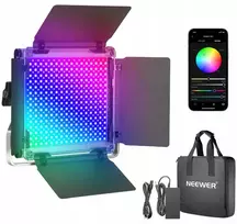 Neewer studijinė lemputė, galinga LED lemputė 660 diodų RGB 50 W, 3200–5600 K, skirta foto, video, vlog / Neewer / Rgb660 Pro Ii Led / 10105695