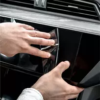 GrizzGlass Matinis ekrano apsaugos plėvelė GrizzGlass CarDisplay Protection, skirta GAC Hyptec HT 14,6'' (2025-2026) [2w1]