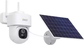 Engo ECAM-SIM IP kamera - išmani SIM baterija maitinama kamera su saulės baterijų skydeliu, 4MP, lauko