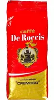 Skrudintos kavos pupelės De Roccis Skrudintos kavos pupelės Cremoso Qualita Rossa 1kg